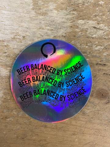 Holographic Balnced By Science Sticker